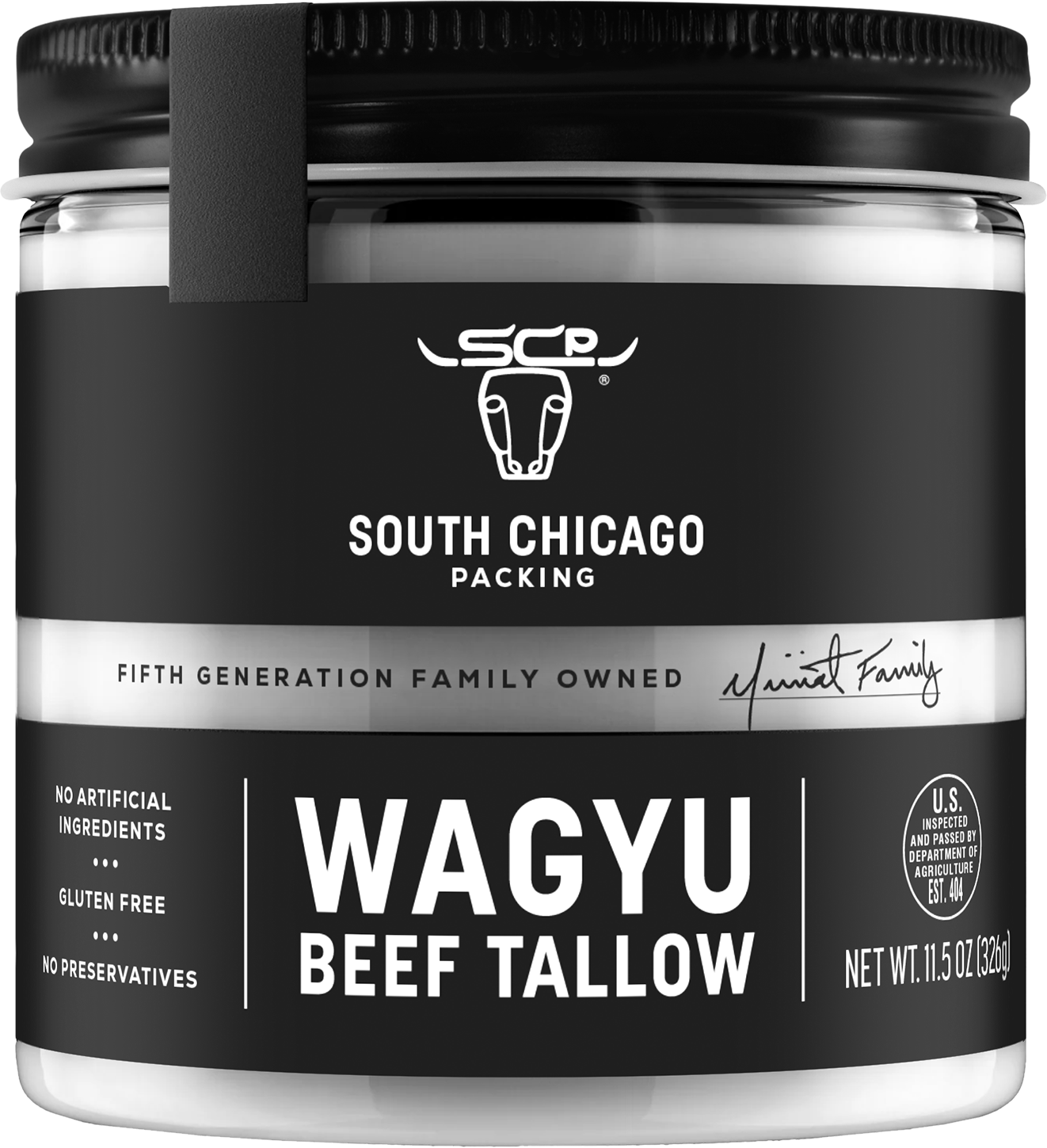 Wagyu Beef Tallow Glass Jar