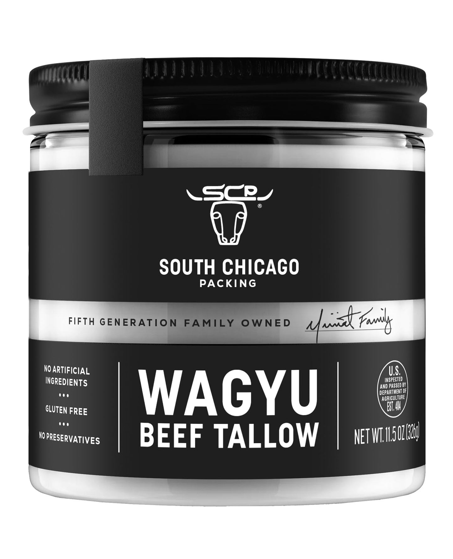 Wagyu Beef Tallow Glass Jar