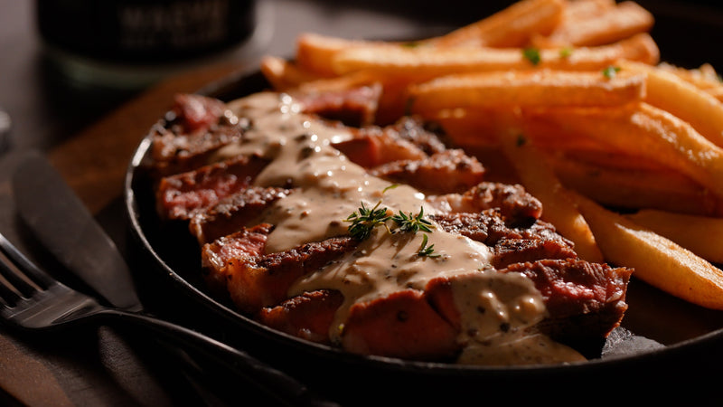 Pepper-Crusted Ribeye Steak