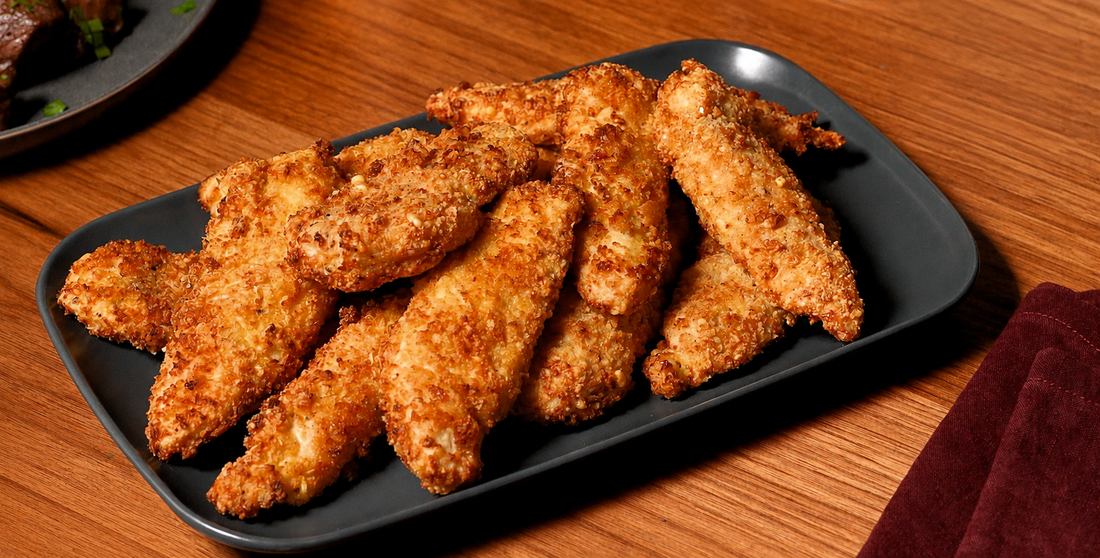 Air Fryer Garlic Parmesan Chicken Tenders