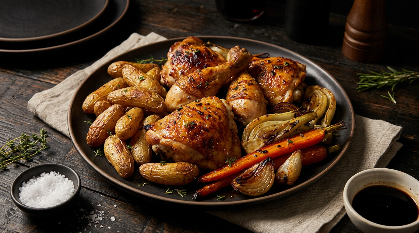 The Best Roasted Chicken and Potatoes