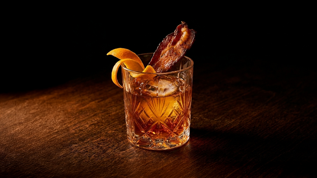 Fat-Washed Whiskey Old Fashioned