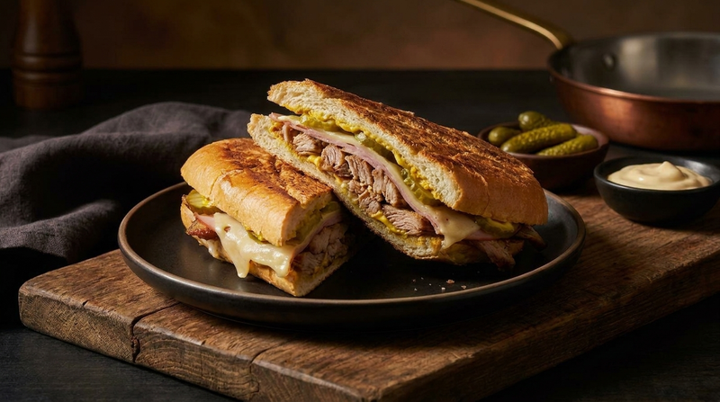 Carnitas Cubano Sandwich