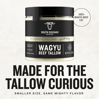 Wagyu Beef Tallow Glass Jar