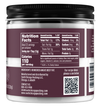Angus Beef Tallow Jar