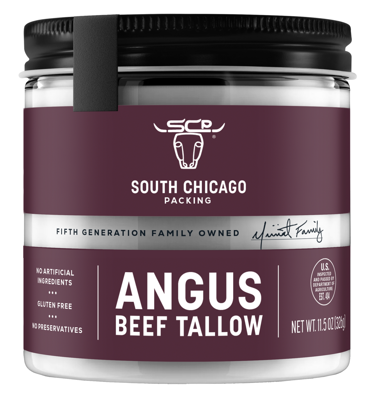 Angus Beef Tallow Jar