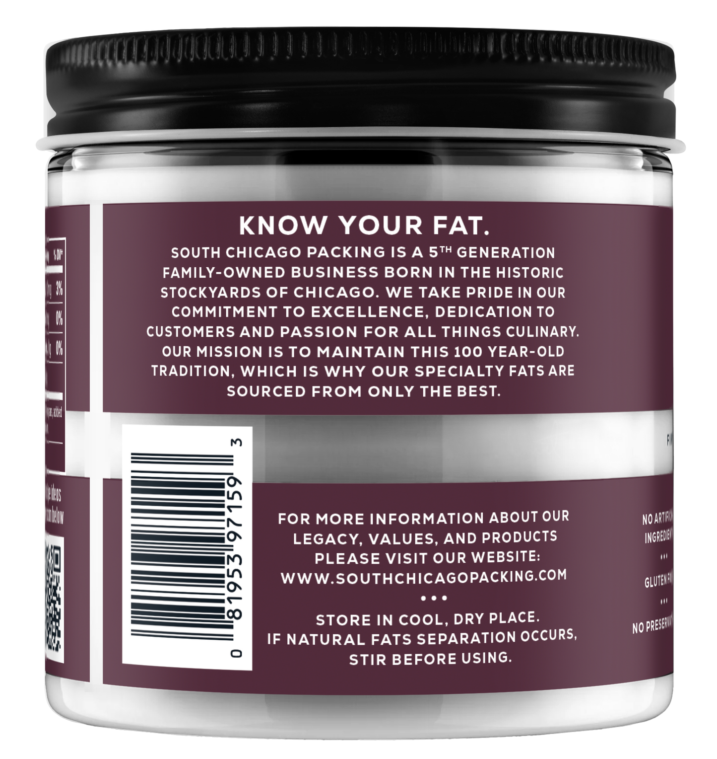 Angus Beef Tallow Jar